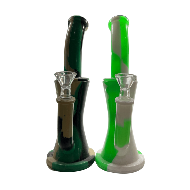 Silicone Hourglass Bubbler