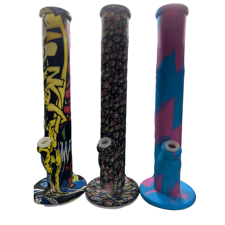 Silicone Straight Water Pipe