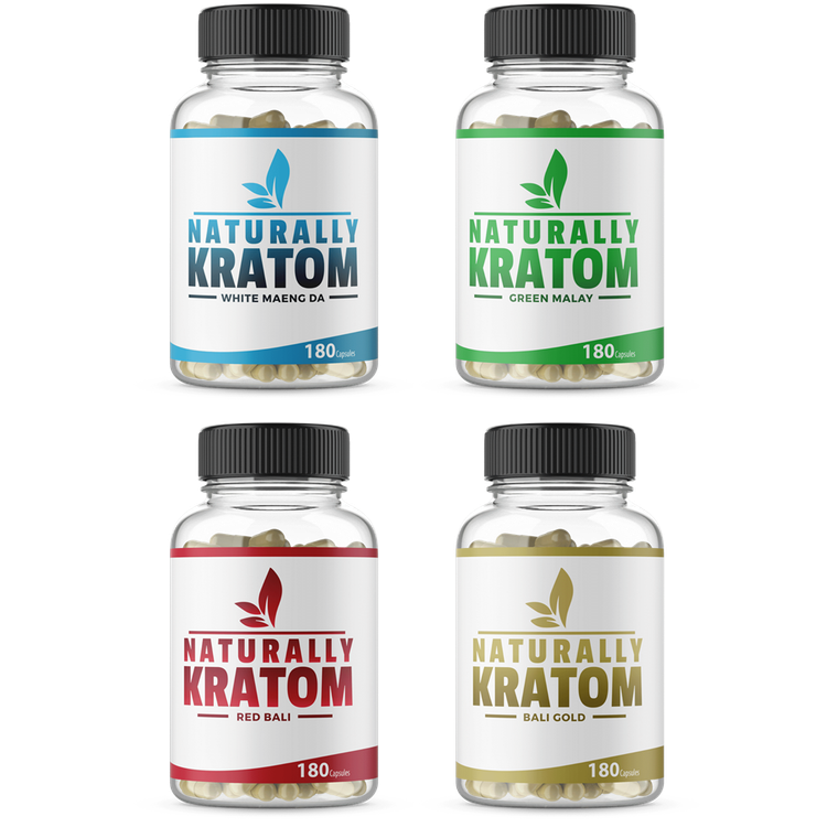 Naturally Kratom Capsules, 180CT