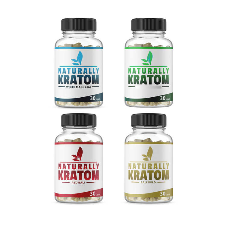 Naturally Kratom Capsules, 30CT 