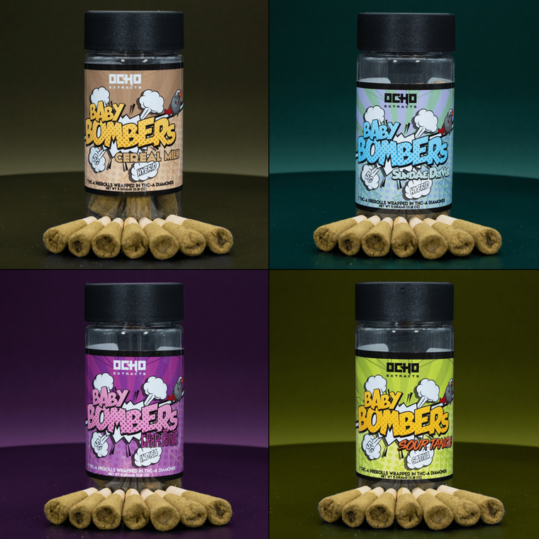 Ocho Extracts Baby Bombers THC-A Caviar Pre-Rolls, 5g*