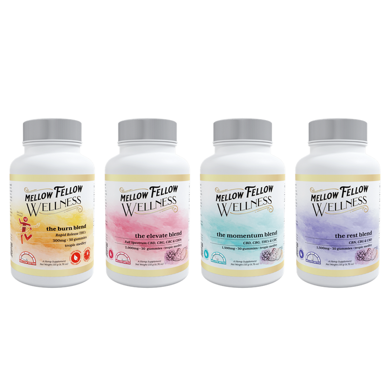 Mellow Fellow Wellness Gummies Jar, 30CT*