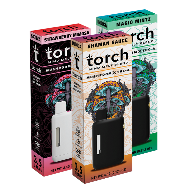 Torch Mind Melt THC-A + Mushroom Blend Disposable, 3.5g*