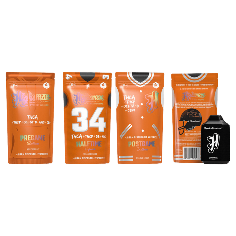 Highsman + Texas THC-A Disposable, 4g*