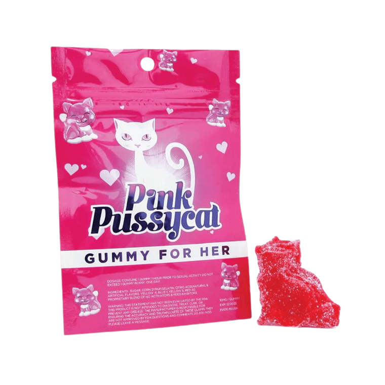 Pink Pussycat Gummy For Her, 1pk