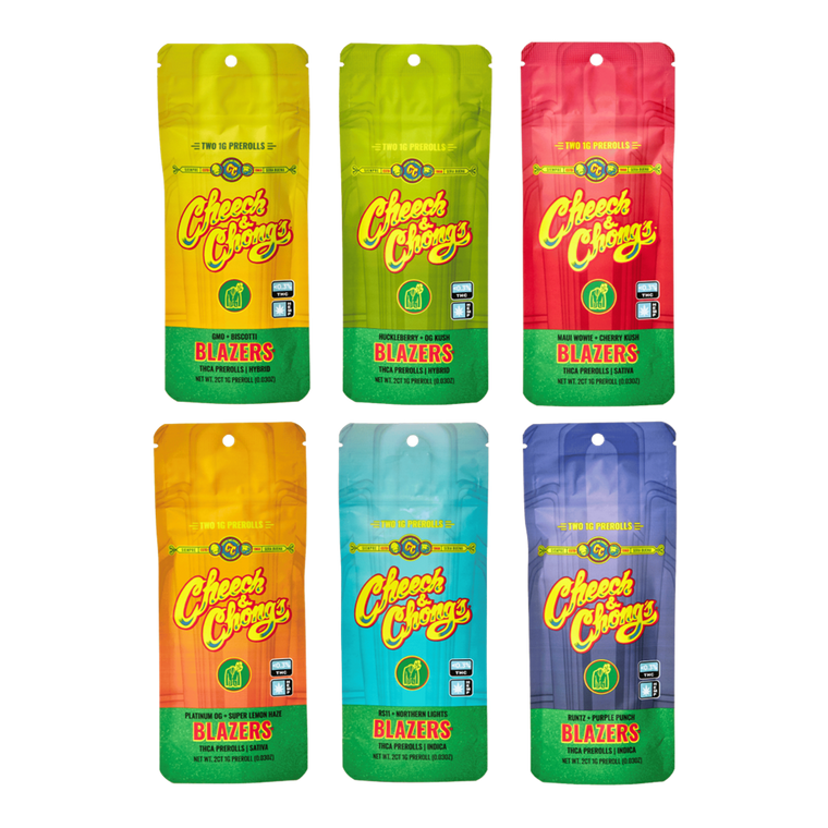 Cheech and Chong Blazers THC-A Pre-Rolls, 2pk