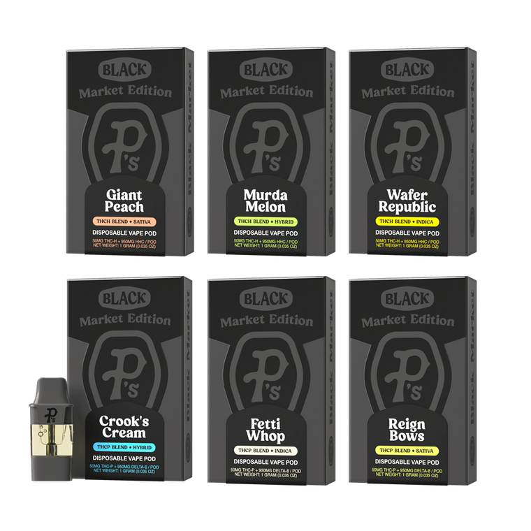 Pushin P's Black Market Pod, 1000mg