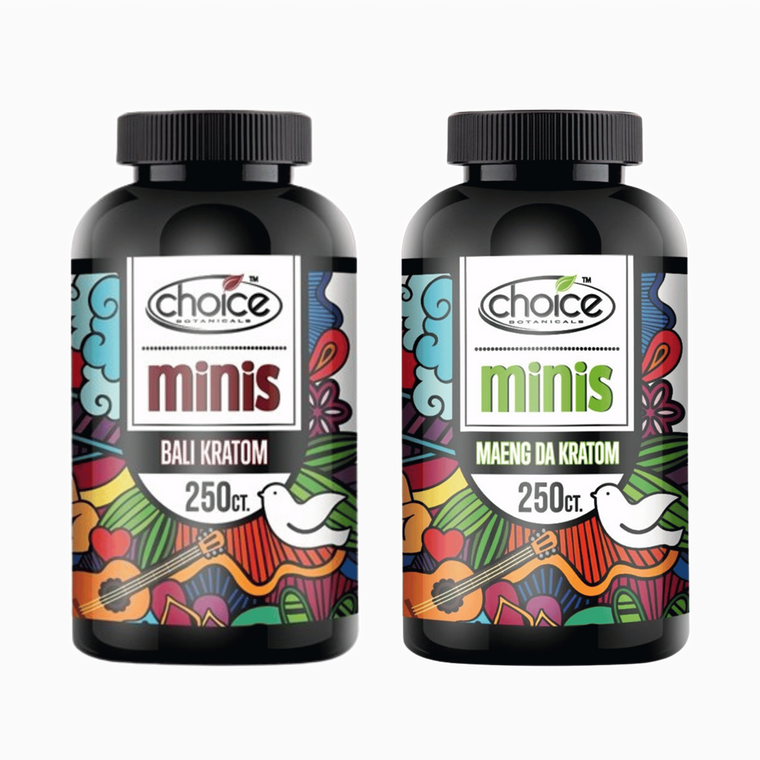 Choice Botanicals Mini Kratom Capsules, 250CT*