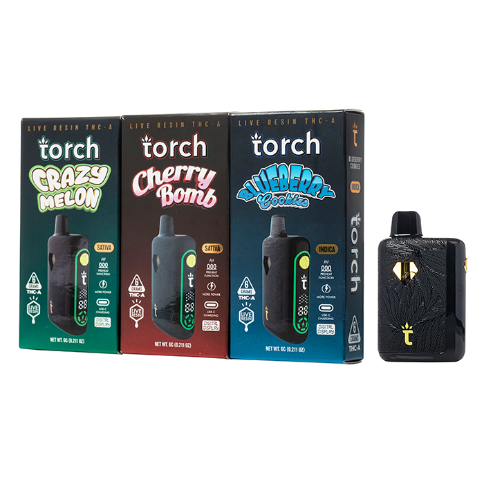 Torch Pulse THC-A Live Resin Disposable, 6g