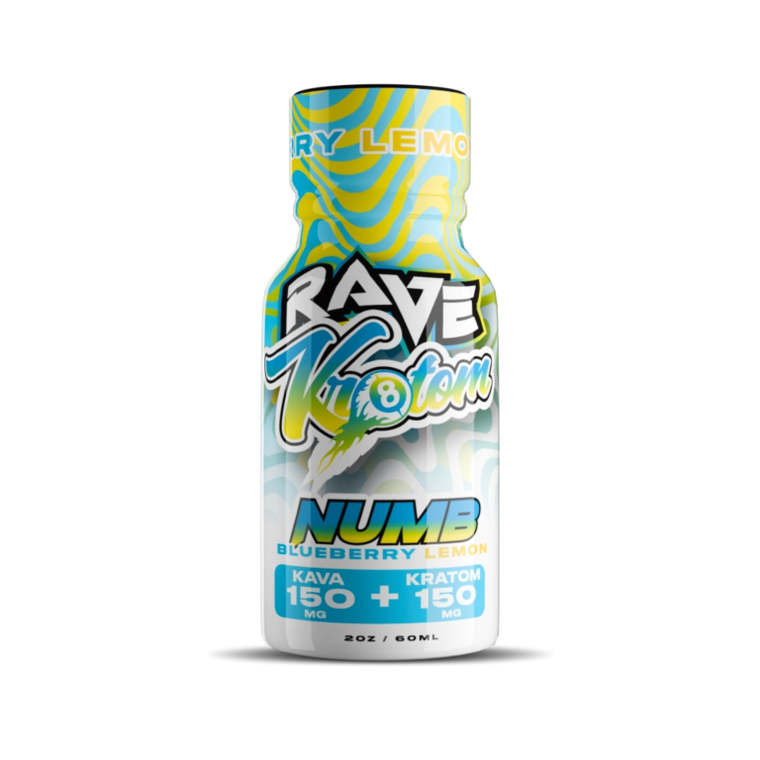 Rave Kratom Numb Target Shot, 60ml
