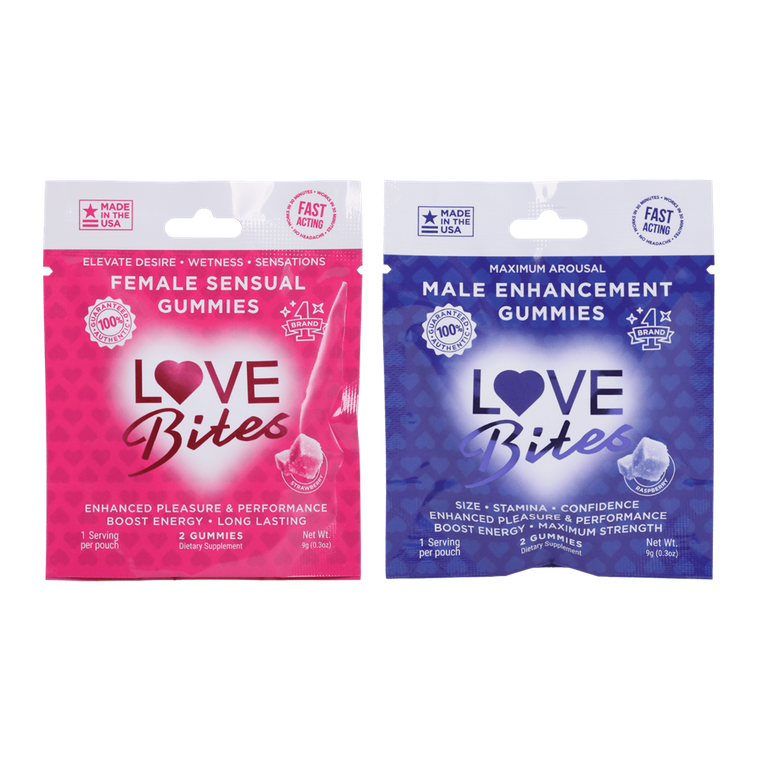 Love Bites Pleasure & Performance Gummies, 2pk