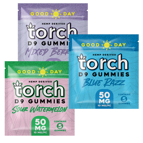 Torch D9 Good Day Gummies, 50mg