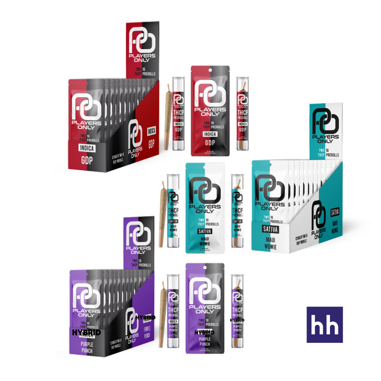 Players Only THC-P  Pre-Rolls, 2pk