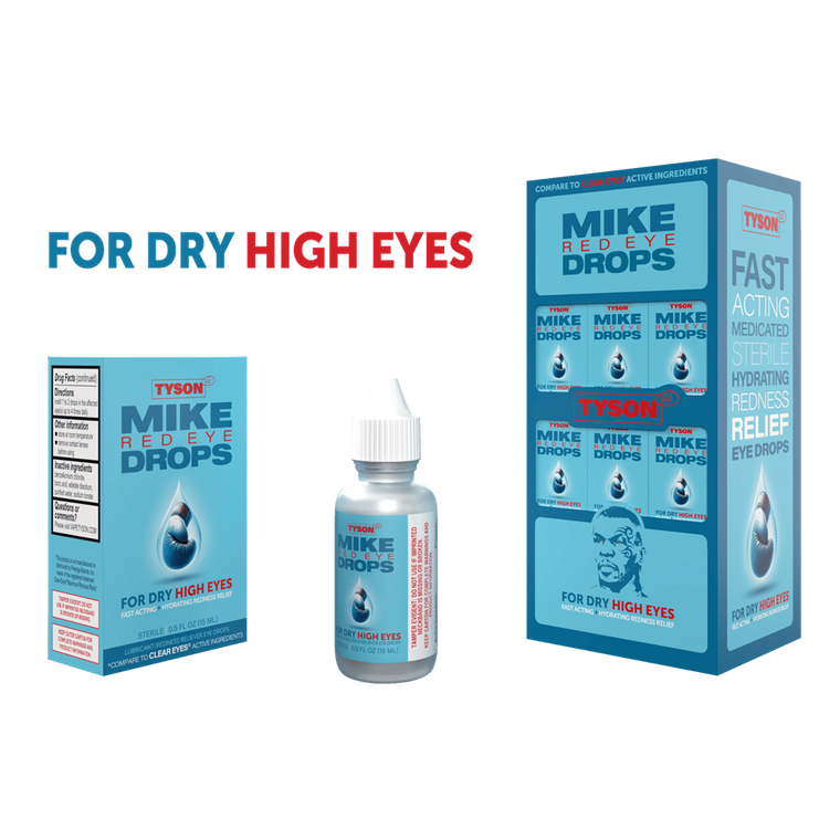Tyson 2.0 Mike Red Eye Drops, 15ml