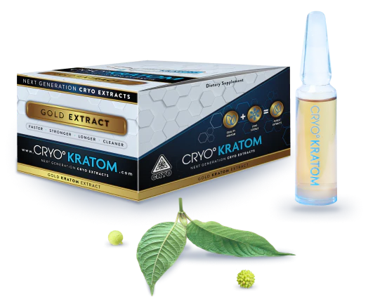 Cryo Kratom Gold Shot, 7ml