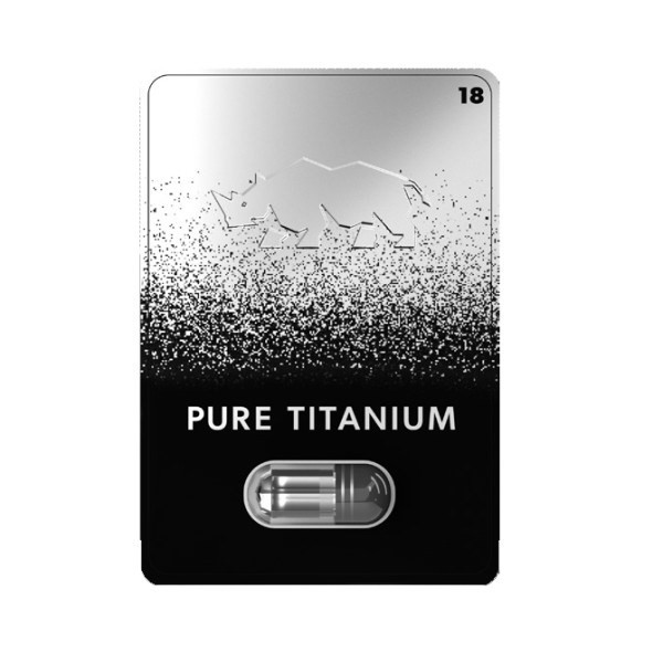 Rhino Pure Titanium Capsule, 1pk