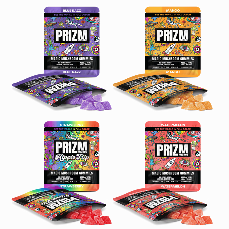 Prizm Micros Mushroom Gummies, 10pk