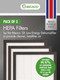 Meaco 12L Low Energy HEPA Filter Pack Set of 3