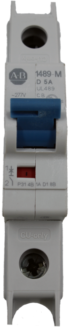 que-no 
 A-B 
 1489-M 
 D 5A 
 UL489 
 ~277V 
 C. B 
 an 
 IS 
 * 
 AD1 88 
 P31 4B 1A D1 8B 
 CU-only