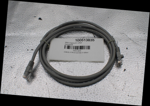 "ISNO 
 · unbe ZHWOSS 
 100513835 
 SRS Legacy # / CRef: 
 E0034026 
 100513835 
 CABLE,CTRLS-CAT5E-5'-GRAY