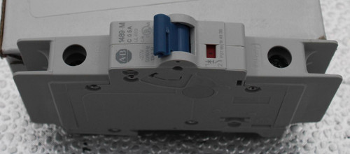 SRS Legacy # / CRef: 
 0.5AMP CIRCUIT BREAKER 
 1489-M1C005 
 100513996 
 100513996 
 A-B 
 |1489-M 
 C 0.5A 
 UL489 
 ~277V 
 CB 
 50/60Hz 
 CULUS 
 10KA IR 
 P27 9B 19 49 3B 
 CU-only)