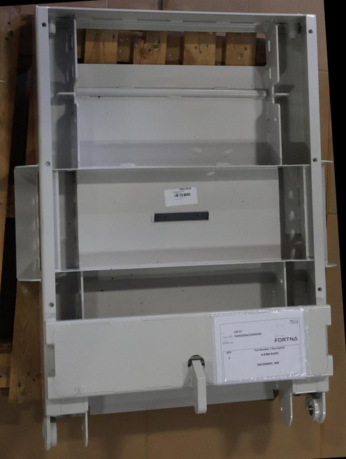 ..... 100514630 
 Cust PO: PU0020306/S24020306 
 FORTNA 
 QTY 
 Part Number / Description 
 1 
 4-8380-R1001 
 WELDMENT, ABE 
 13