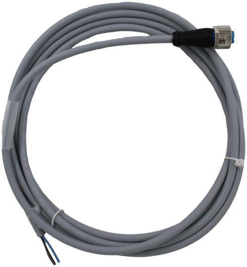 100633126 
 SRS Legacy # / CRef: 
 YF2A14-020VB3XLEAX 
 100633126 
 CABLE - 2 METER, ARRAY SENSOR, DOL-1204-G02M - 
 2096234 
 2218 
 9183 Wali 
 -UVB3XLEAX 
 _096234 
 M12, female, A-coded 
 PVC, 4x0.34mm2 AWG22, 2m unshielded 
 4 . 
 TM12 
 5/n.c. 3 1 
 0,6 Nm 
 AWIN:2464/1731- AWH ILL A/B. 80º6 SHOW FT1 10- 
 05337208 
 1 
 N +(L+) 
 UN == 250V AC/DC 
 nan 
 2: 
 WH NC 
 BK NO 
 IN=4A 
 Uimp =2,5kV 
 UL rating 30V AC/DC 
 3 > 
 BU -(M) 
 e 
 US 
 ISTED 47YV 
 Made in Czech Republic 
 CYJV 
 CAUTION: NOT FOR INTERRUPTING CURRENT 
 . Cable Assembly 
 ATTENTION: NE PAS UTILISER POUR 
 COUPER LE COURANT 
 20962342218 
 7323-12221-2140200 
 06/22 
 69093