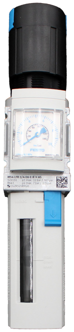 140 
 bar/psi 
 FEST 
 808953-95 
 MS4-LFR-1/4-D6-E-R-V-AS 
 PI max: 12 bar / 180 p 
 CGZKsz- PZ max: 7 bar / 105 psi 
 locked 
 level