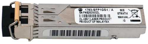 AT 1783-SFP1GSX / A 
 FNS282503ZL 
 SI:E 
 STRATIX 
 MANUAL 
 S 1 LASER PRODUCT 
 PRODUCT OF MALAYSIA 
 IG