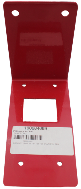 100684669 
 SRS Legacy # / CRef: 
 3-9807-2003 
 100684669 
 BRACKET - FOR SE / S4 / S5 / S8 STATIONS- RED