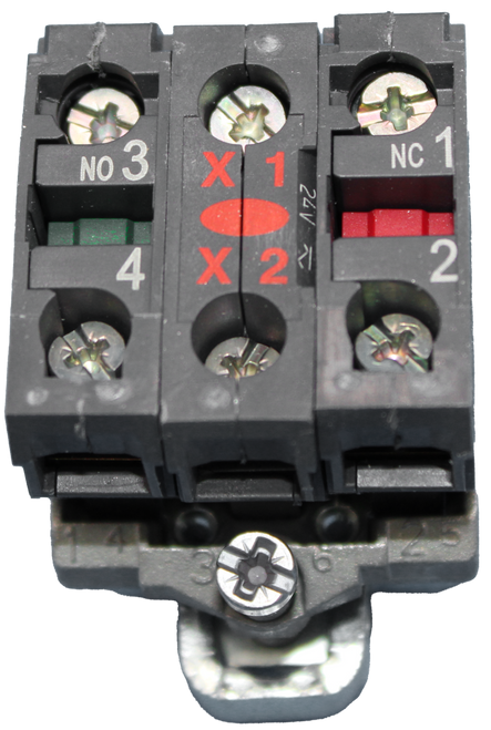 2 
 NC 1 
 24V ~ 
 1 
 XUX 
 4 
 NO 3