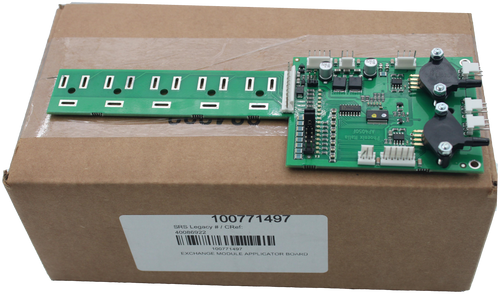 0000000000 
 0 
 295 
 AP4050F 
 221 
 Phoenix Italia 
 100771497 
 SRS Legacy # / CRef: 
 40086922 
 100771497 
 EXCHANGE MODULE APPLICATOR BOARD