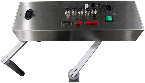 220-240 Vac 3.15 A 50/bu 
 110-120 Vac 6.3 A 50/60 Hz 
 5:20mm T6.3 A - 250 V 
 00-08-DC:6C: 5F: AF 
 Mac Addr . 
 X1 main in 
 2 15 4 50/60 H 
 printer power supply 
 450W max 
 X38 
 product 
 ensor P 
 produ 
 low labe 
 sensor 
 ON / OFF 
 48.32 
 X19 US 
 X23 
 X9 
 printer 
 1/0 interface 
 +DSS-2A1 
 applicator