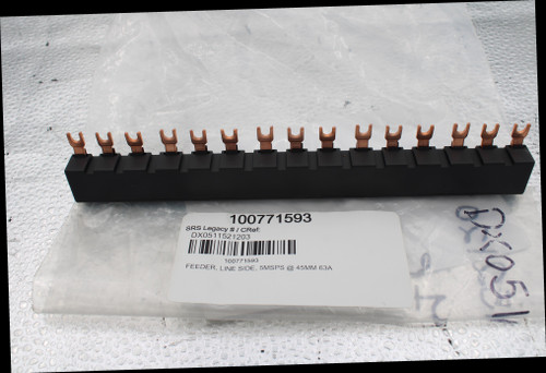 100771593 
 SRS Legacy # / CRef: 
 DX0511521203 
 100771593 
 FEEDER, LINE SIDE, 5MSPS @ 45MM 63A