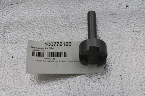 100772126 
 SRS Legacy # / CRef: 
 90141100 
 100772126 
 COUPLING, POSI-DRIVE,FEMALE PER PRIN