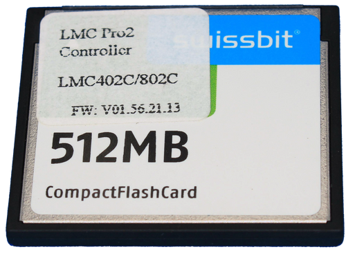 LMC Pro2 
 lissbit 
 Controlicr 
 LMC402C/802C 
 FW: V01.56.21.13 
 512MB 
 CompactFlashCard