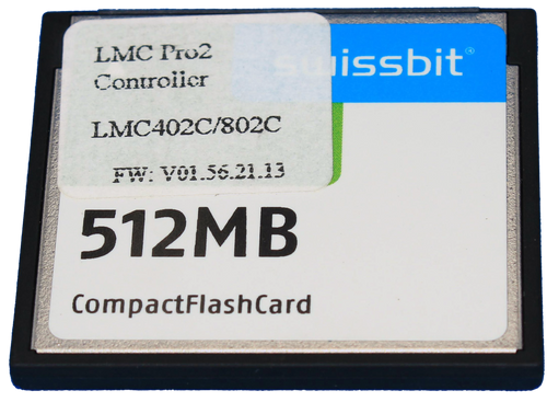 LMC Pro2 
 lissbit 
 Controlicr 
 LMC402C/802C 
 FW: V01.56.21.13 
 512MB 
 CompactFlashCard