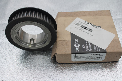 RS Legacy # / CRef: 
 D0603454 
 RPM 8 14 g 
 100772251 
 PULLEY.SYNCHRO 8MX-38S-21 1610 
 BIR-S-21 1610 UB MAX 
 100772251 
 HT500 
 Synchrono 
 #MN4 
 Sprocket 
 Instructie 
 DODGE 
 dodgein 
 DODGE 
 481929 
 8MX -38S -21-1610 HT500 SPKT 
 HT500 SYNCHRONOUS SPROCKET 
 RL04395325 
 NC 
 82475 
 1 89409 
 ------