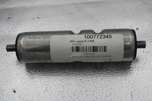 100772345 
 SRS Legacy # / CRef: 
 1152261 
 100772345 
 ROLLER,7-1/8BF ITR 1.9PLTD PRBG