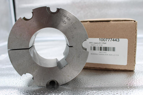 TAPER LOCK 
 3525 2-7/1 
 100777443 
 SRS Legacy # / CRef: 
 3525 × 2 7/16 
 100777443 
 BUSHING-TAPERLOCK 3525 x 2 7/16