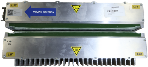 LIFT 
 100806883 
 LIFT 
 SRS Legacy # / CRef: 
 HAAP.N. CC04MT0008 
 LIM 
 MOVING DIRECTION 
 S.N.001002022 
 08/22 
 near Induction Motor - MTRI 190 050 MGM 001 
 with Resolver 
 c.q. 
 OK 
 LIFT 
 LIFT