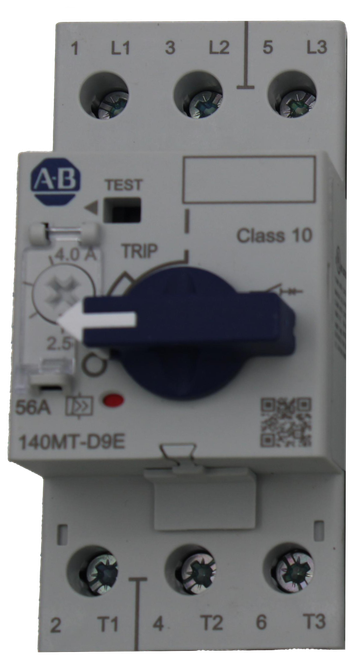 1 L1 3 L2 
 5 
 L3 
 A.B 
 TEST 
 - 
 Class 10 
 4.0 A 
 TRIP 
 2.5 
 56A 
 140MT-D9E 
 2 
 T1 
 4. T2 6 
 T3