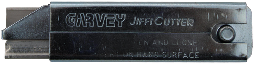 GARVEY JIFI CUTTER 
 LN AND CLOSE 
 UN HARD SURFACE