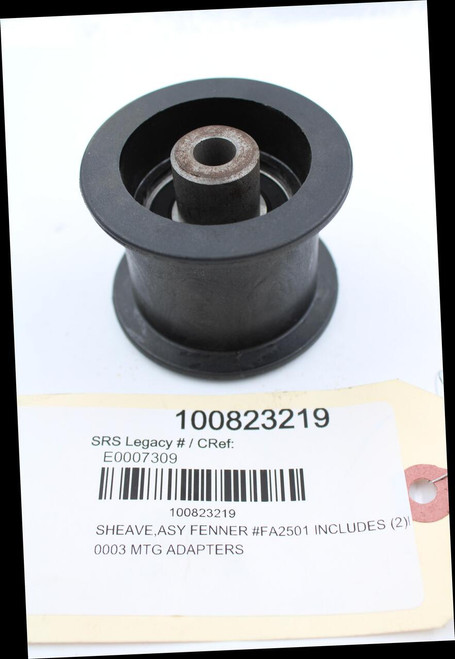 100823219 
 SRS Legacy # / CRef: 
 E0007309 
 100823219 
 SHEAVE,ASY FENNER #FA2501 INCLUDES (2)! 
 0003 MTG ADAPTERS