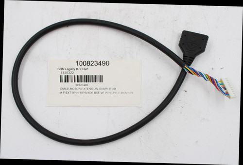 100823490 
 SRS Legacy # / CRef: 
 1135322 
 100823490 
 CABLE,MOTOR EXTENSION,600MM ITOH 
 M-F-EXT-9PIN/10PIN-600 USE W/ IB-N03/1B-E/HBM-604