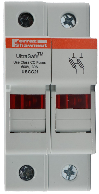 Ferraz- 
 Shawmut 
 UltraSafeTM 
 Use Class CC Fuses 
 600V, 30A 
 USCC2