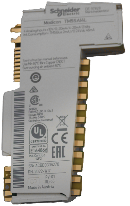 ANALOG INPUT MODULE, MODICON T - 100836083