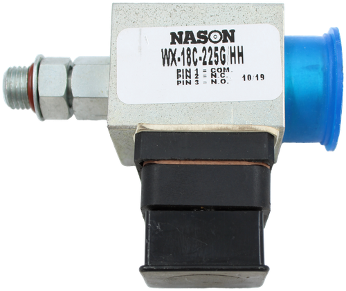 NASON 
 WX-18C-225G HH 
 FIN 2 = COM 
 N.C. 
 PIN 3 = N.6. 
 10/19