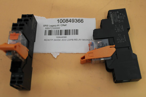 RCIKITP 24VDC 2CO LD/PB RELAY MODULE 
 SRS Legacy # / CRef: 
 8897230000 
 100849366 
 100849366 
 Weidmüller 
 D-32758 Detmold 
 SRC-I 2CO P 
 8869500000 
 CE AUJUS 
 MA/250VAC 
 BA/250VAC 
 Made In PRO 
 2226