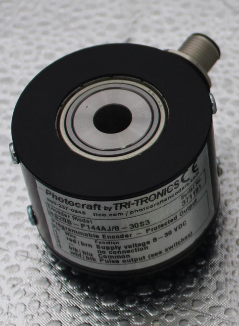 Photocraft by TRI-TRONICS 
 800-237-0946 ttco.com / photocraftencoders.com 
 Incremental Shaft Encoders 
 Model: HS20B-P144AJ/8-30S3 
 100849363 
 RS Legacy # / CRef: 
 HS20B-P144AJ/8-30S3 
 metocraft by TRI-TRONICS 
 L GGRAMMABLE HS20 HOLLOW SHAFT ENCODER WITH ONE 
 100849363 
 $20 Mode, co.com / photocraftenes 
 CD-P1440 
 144AJ/8-30S3 
 Hammable Encoder - Protected Output 
 MITPUT. 6-PIN 3 WIRE 
 rod | brn such. ... 
 Tarn Supply voltage 8-30 VDC 
 bikini Common put (see switches) 
 u go connecti